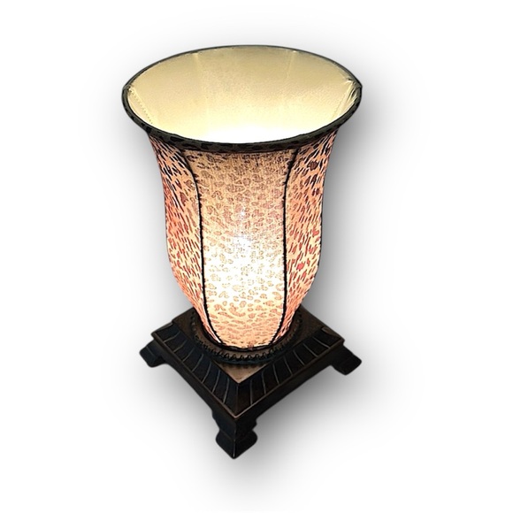 Vintage Leopard Print Accent L a mp 12″ Mood L i ghting with On/Off Cord Perfect - Picture 6 of 16